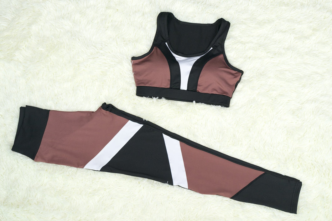 Yoga Pans Leggings Gym Female Sports Clothes Outfit Set Ropa Mujer